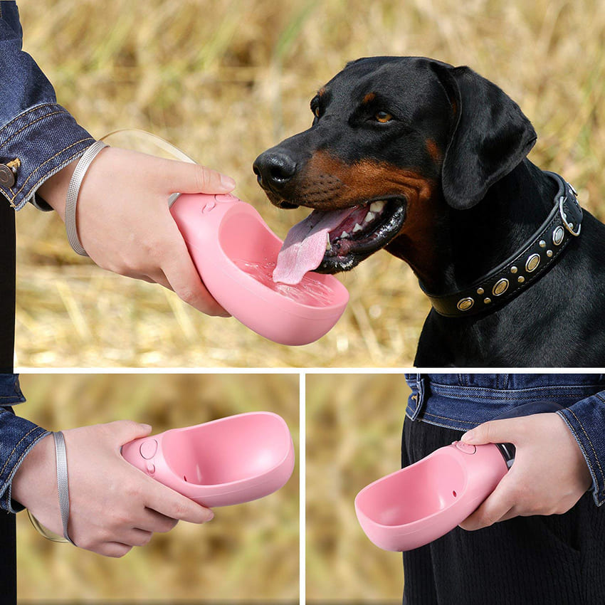 350ml/550ml Portable Dog Water Bottle Bowl Outdoor Walking Puppy Pet Travel Water Bottle Cat Drinking Bowl Dogs Supplies PuppyJoyful