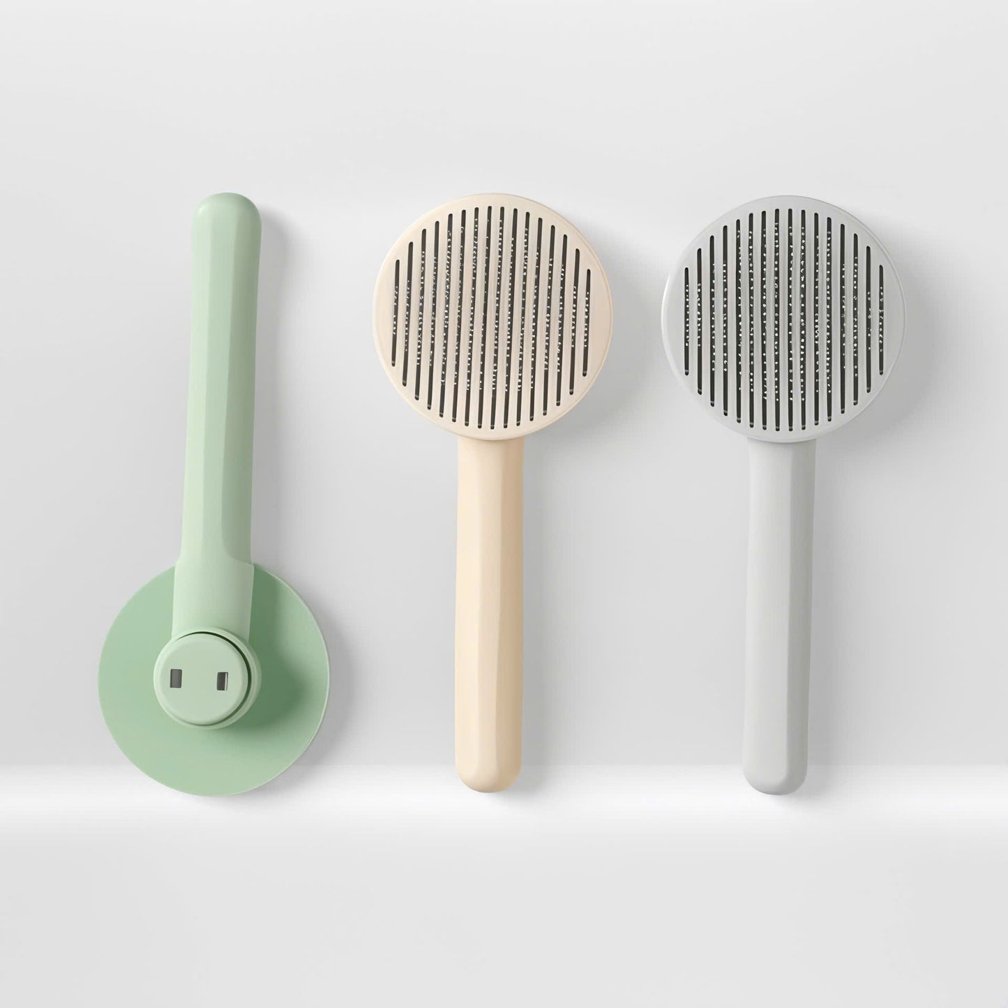 Self-Cleaning Slicker Brush