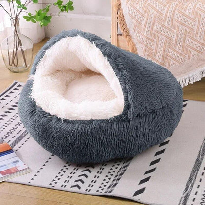 Calming Plush Dog Bed