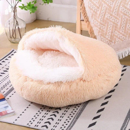 Calming Plush Dog Bed