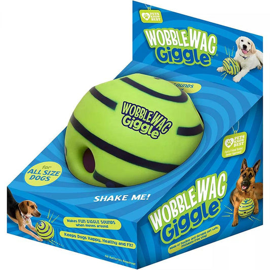 Wobble Wag Giggle Glow Ball Interactive Dog