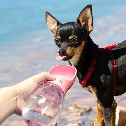 350ml/550ml Portable Dog Water Bottle Bowl Outdoor Walking Puppy Pet Travel Water Bottle Cat Drinking Bowl Dogs Supplies PuppyJoyful